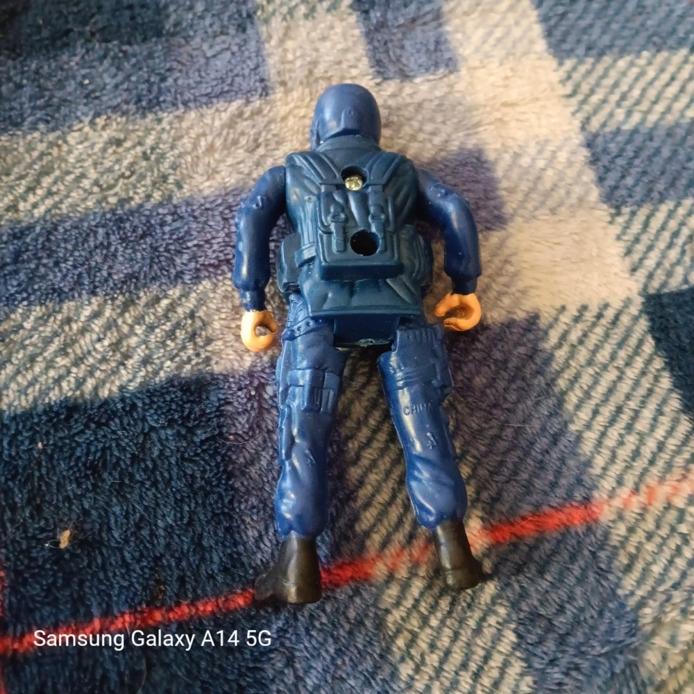 Military Action Figure Set 2 Navy Blue Tactical Soldiers 3.75 Inch Articulated - Picture 5 of 9